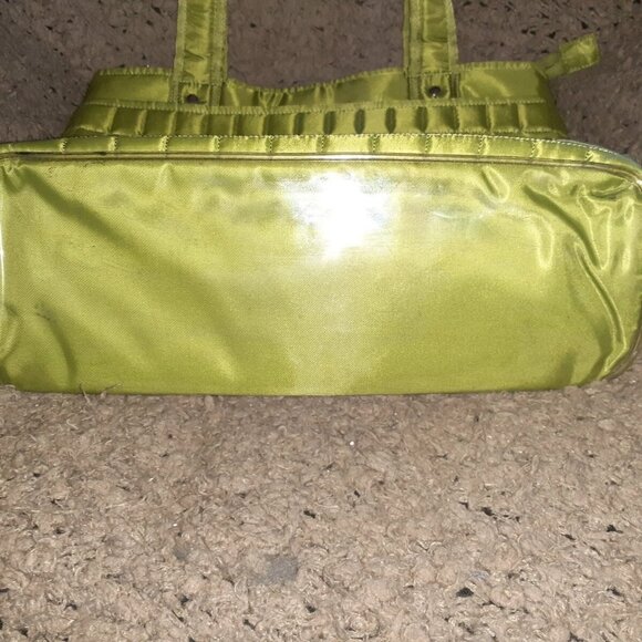 LUG-Taxicab-Green Tote-Shoulder Bag-Quilted Travel-Storage Pockets-Diaper Bag-NM - Picture 11 of 11